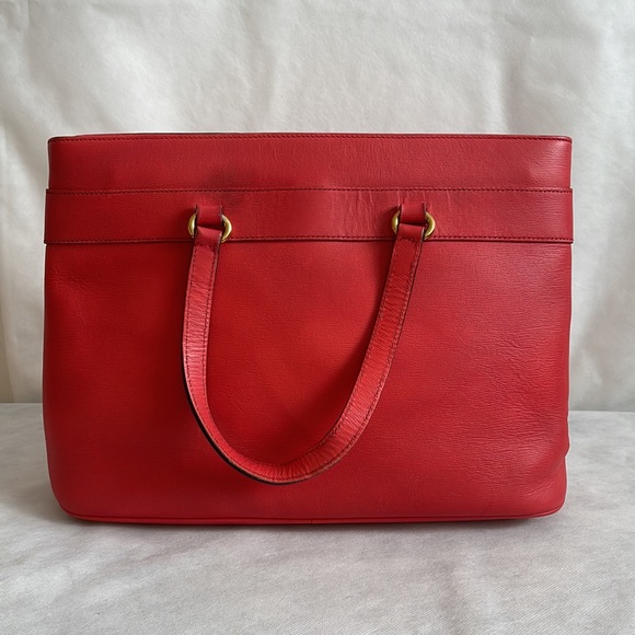 GUCCI Medium Coral Bright Bit Top Handle Tote - Picture 3 of 16